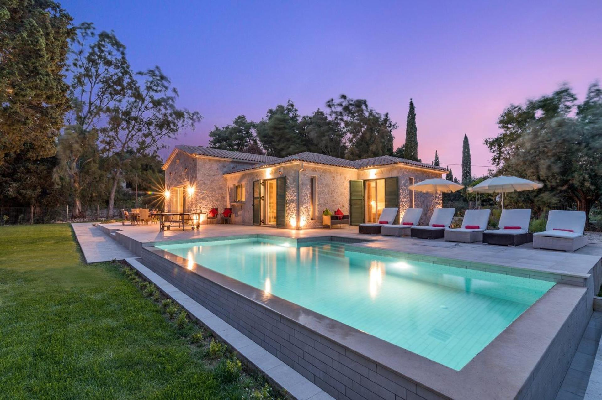 Astarte Villas - Laalu Private Villa With Pool Koukounariá Kültér fotó