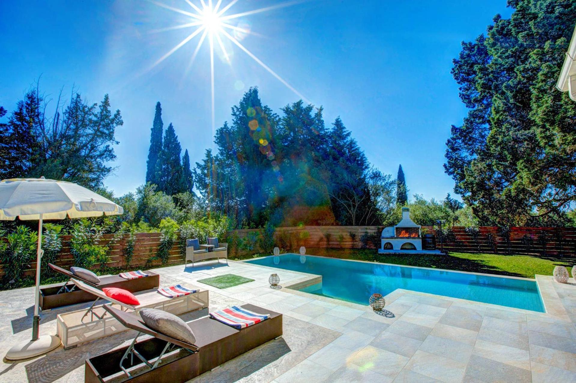 Astarte Villas - Laalu Private Villa With Pool Koukounariá Kültér fotó
