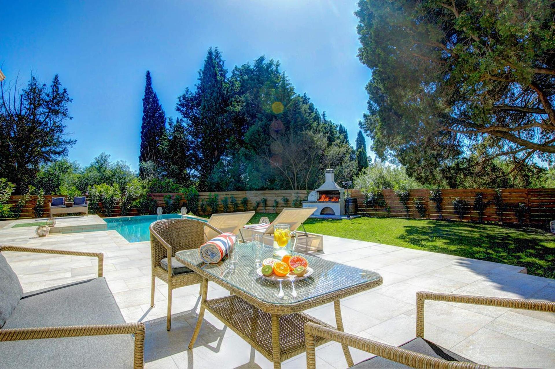 Astarte Villas - Laalu Private Villa With Pool Koukounariá Kültér fotó